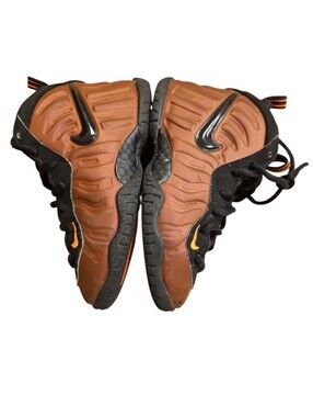 Nike Little Posite Pro Color Shift Hyper Crimson Black Kid's 12C 843755-800 EUC